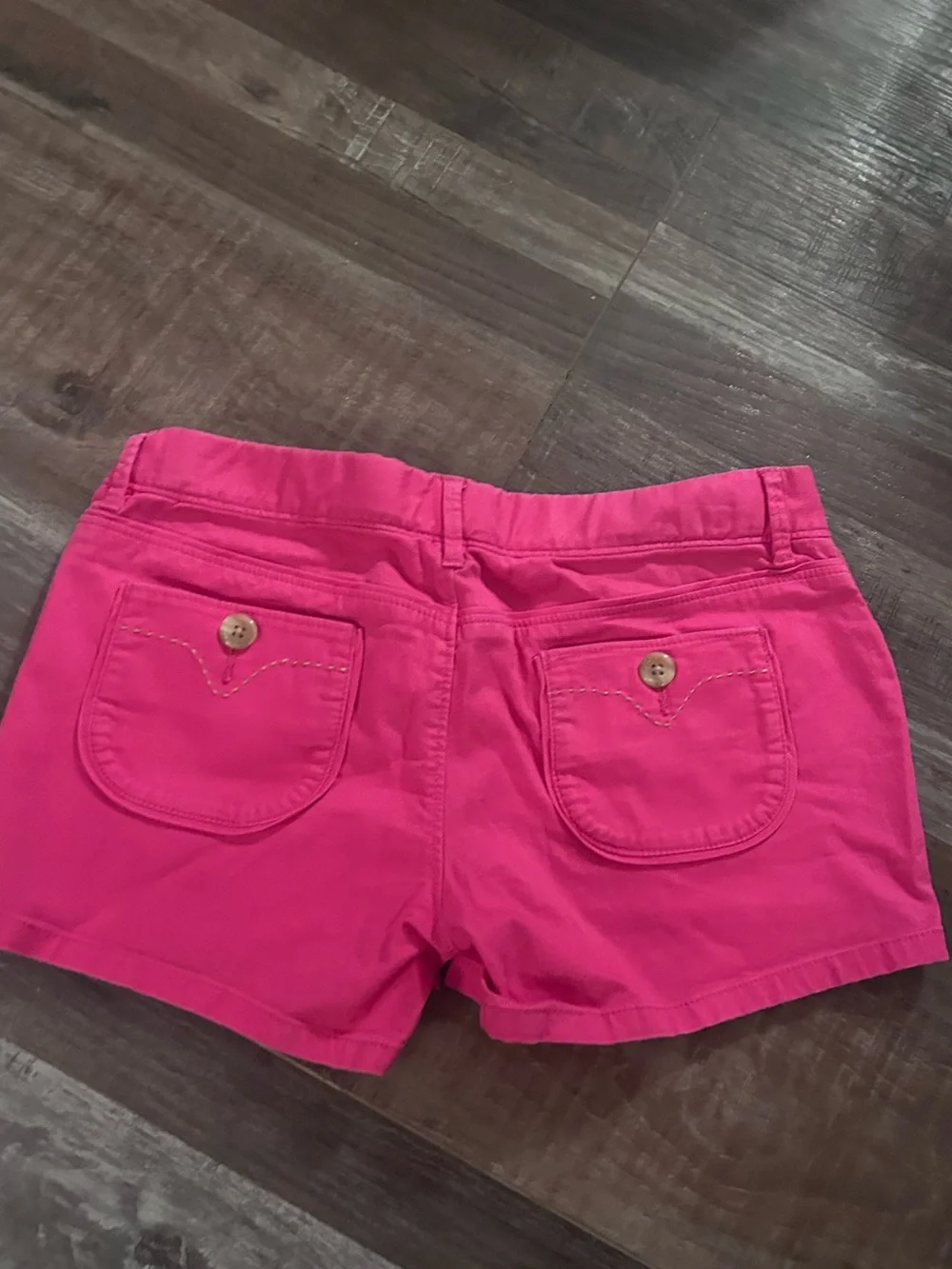 Old Navy Size 14 vibrant Pink High-Rise StraightDenim Shorts New 168